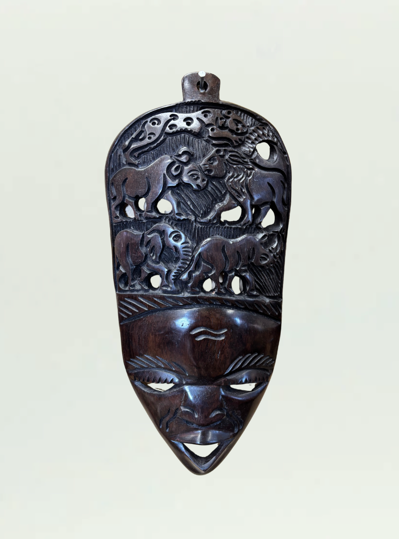 Dark Wood Mask