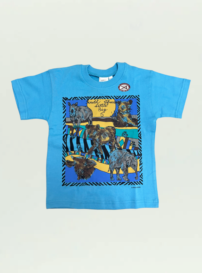 Kids Blue Big Five T-shirt