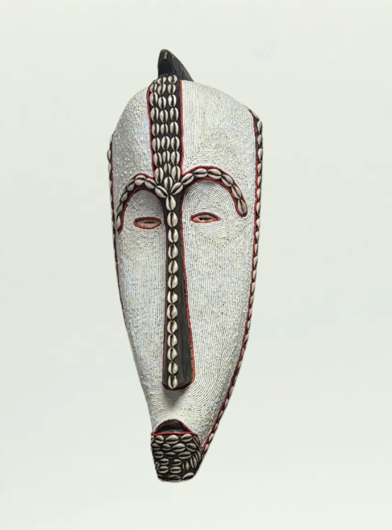 White Beaded Mask