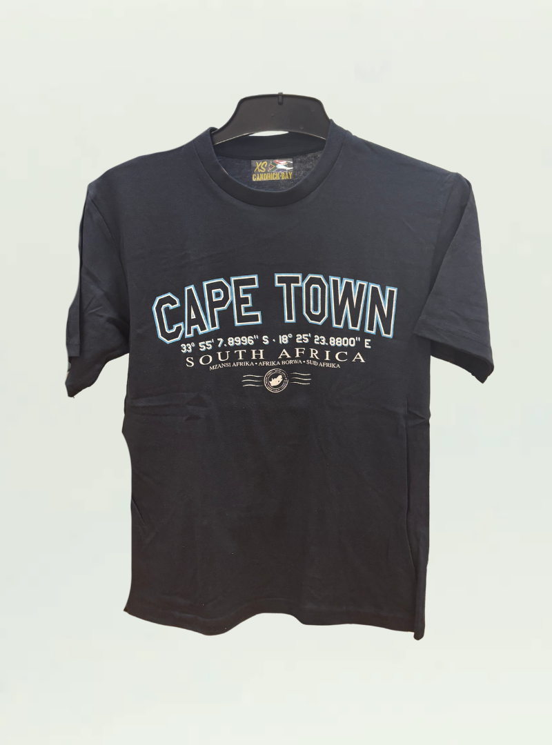 Male Navy Cape Town T-shirt