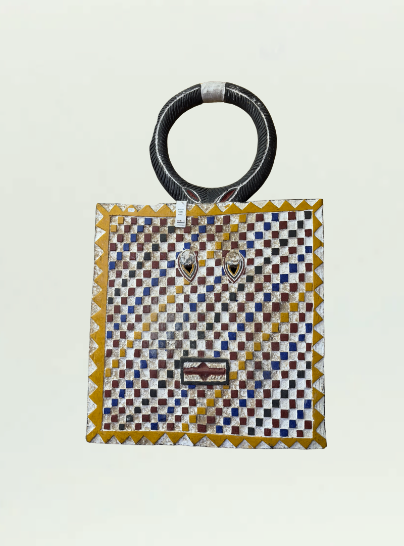 Cameroon Square Wood Mask