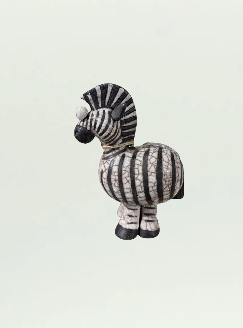 Clay Figure Zebra Medium