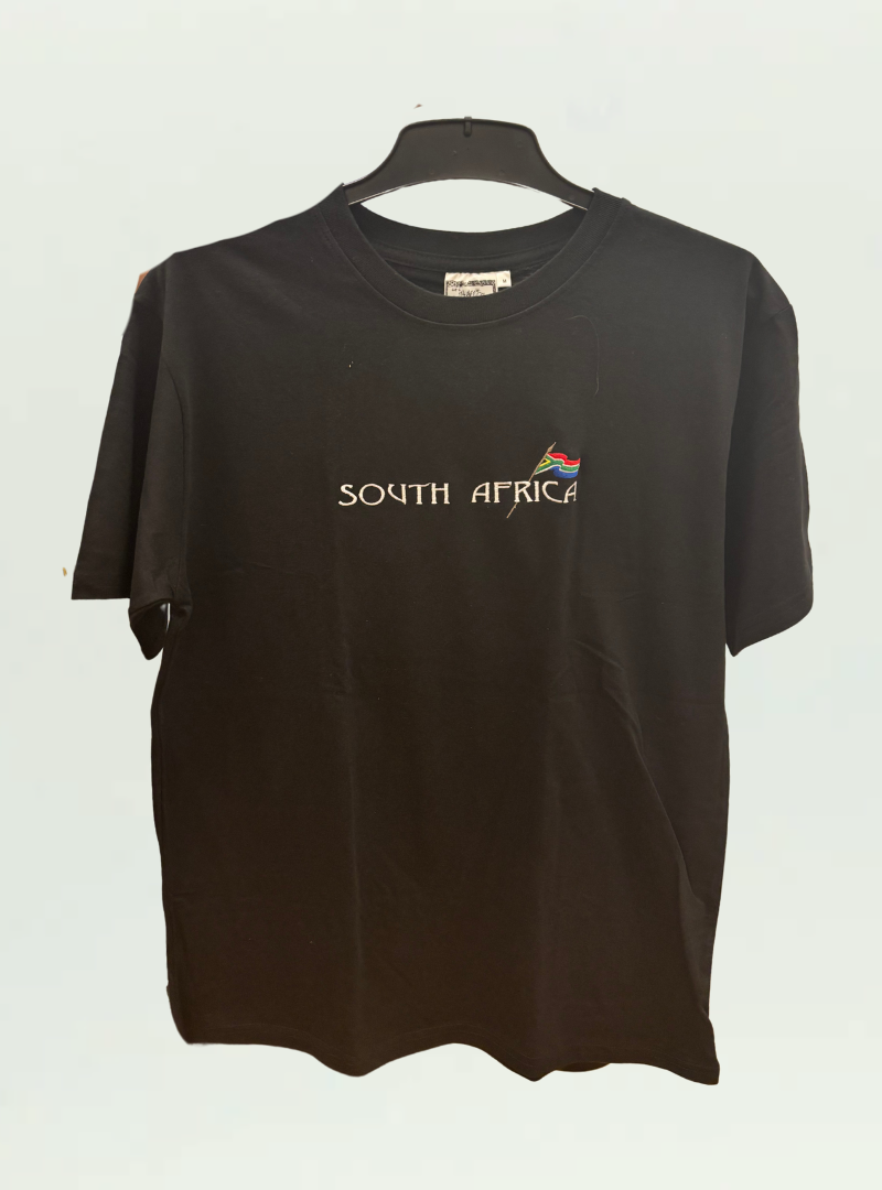 South Africa Black T-shirt