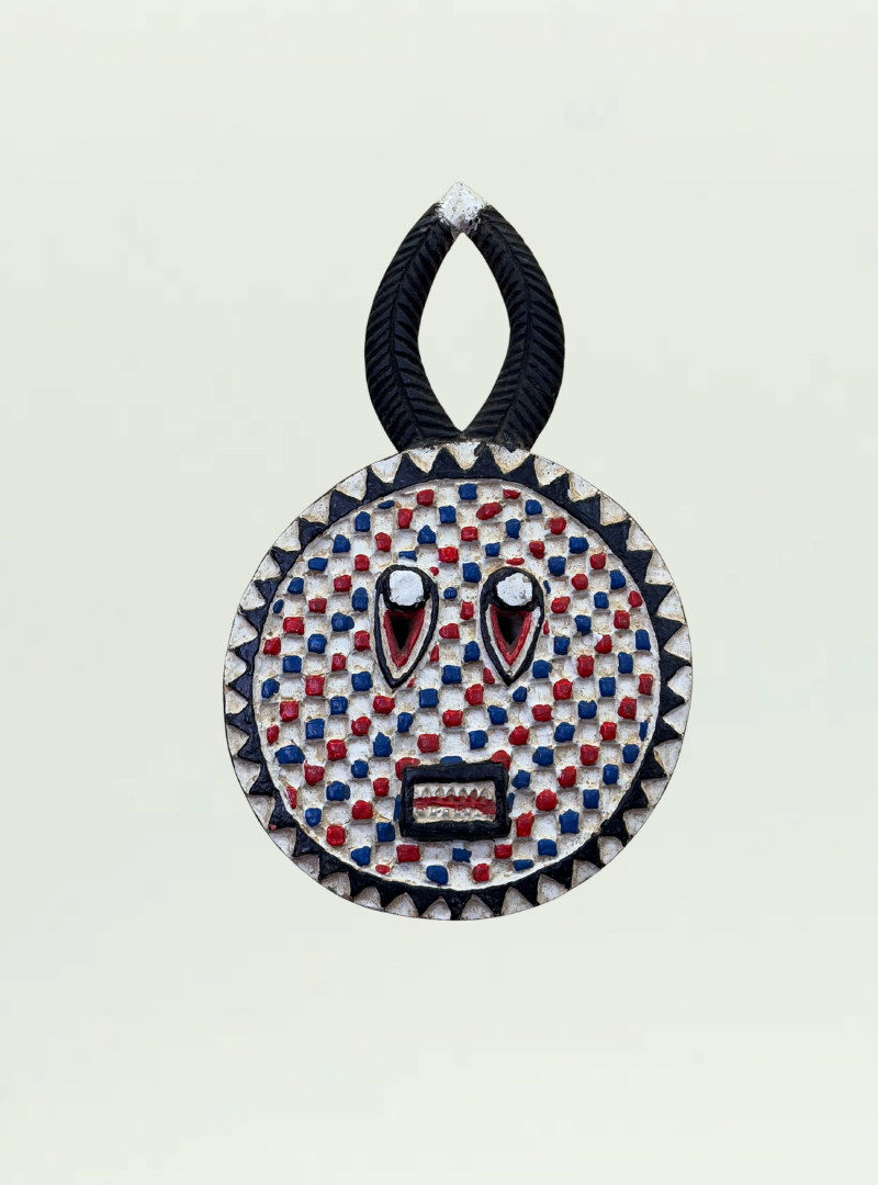 Cameroon Circular Wood Mask