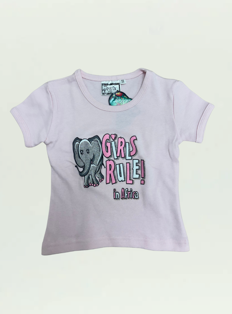 Girls Rule Elephant T-shirt