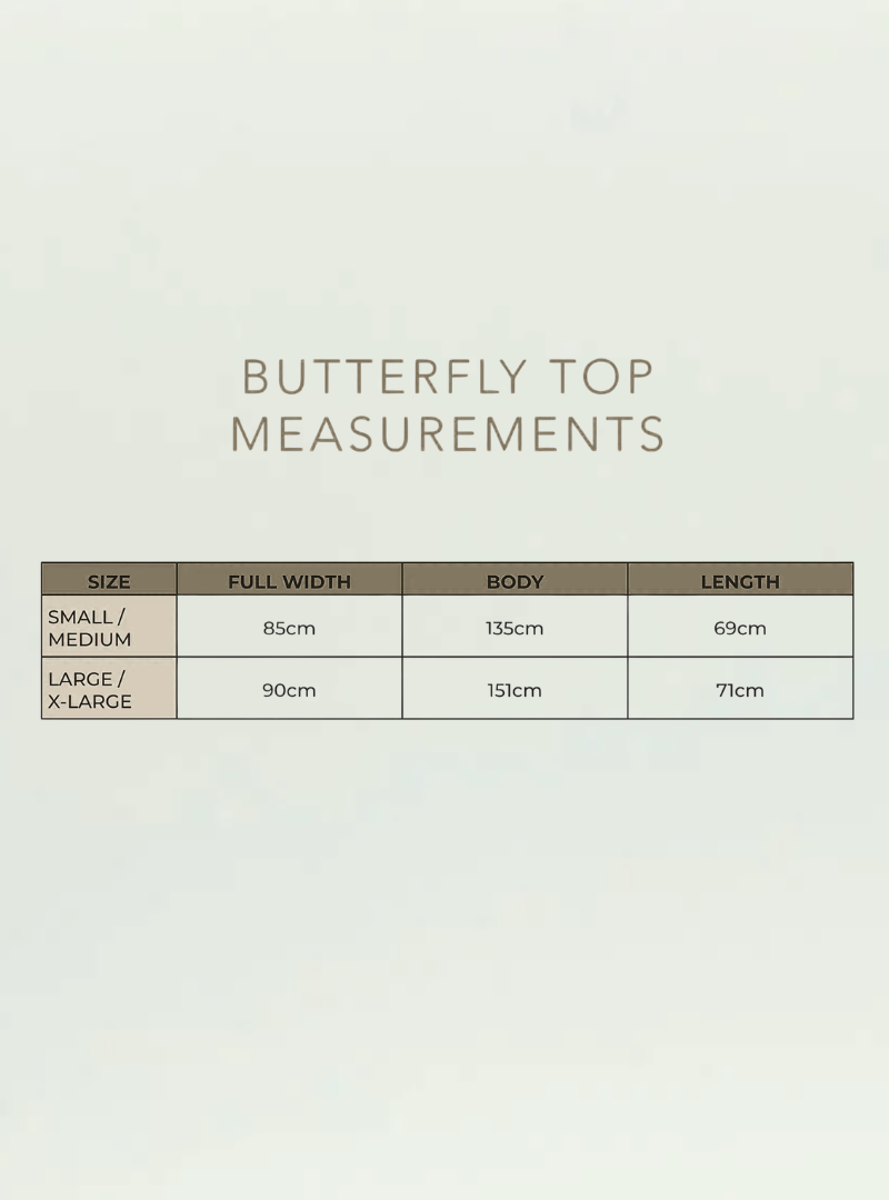 Zebra Ornament Butterfly Top