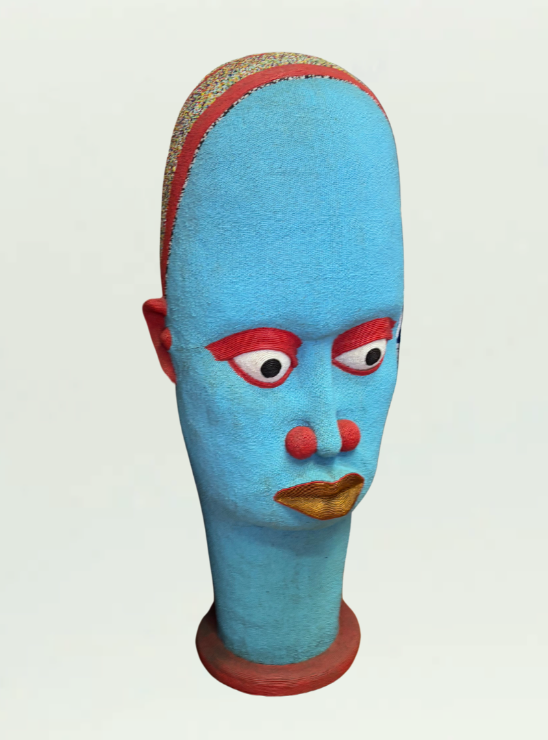 Tarracotta Beaded Head