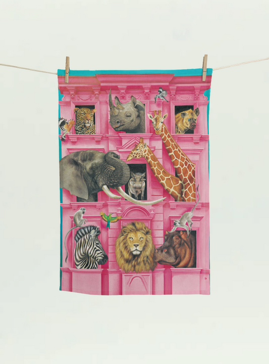 Wildlife Hotel Tea Towel