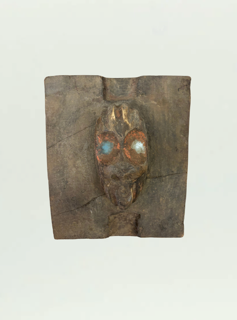 Wooden Plaque Mask