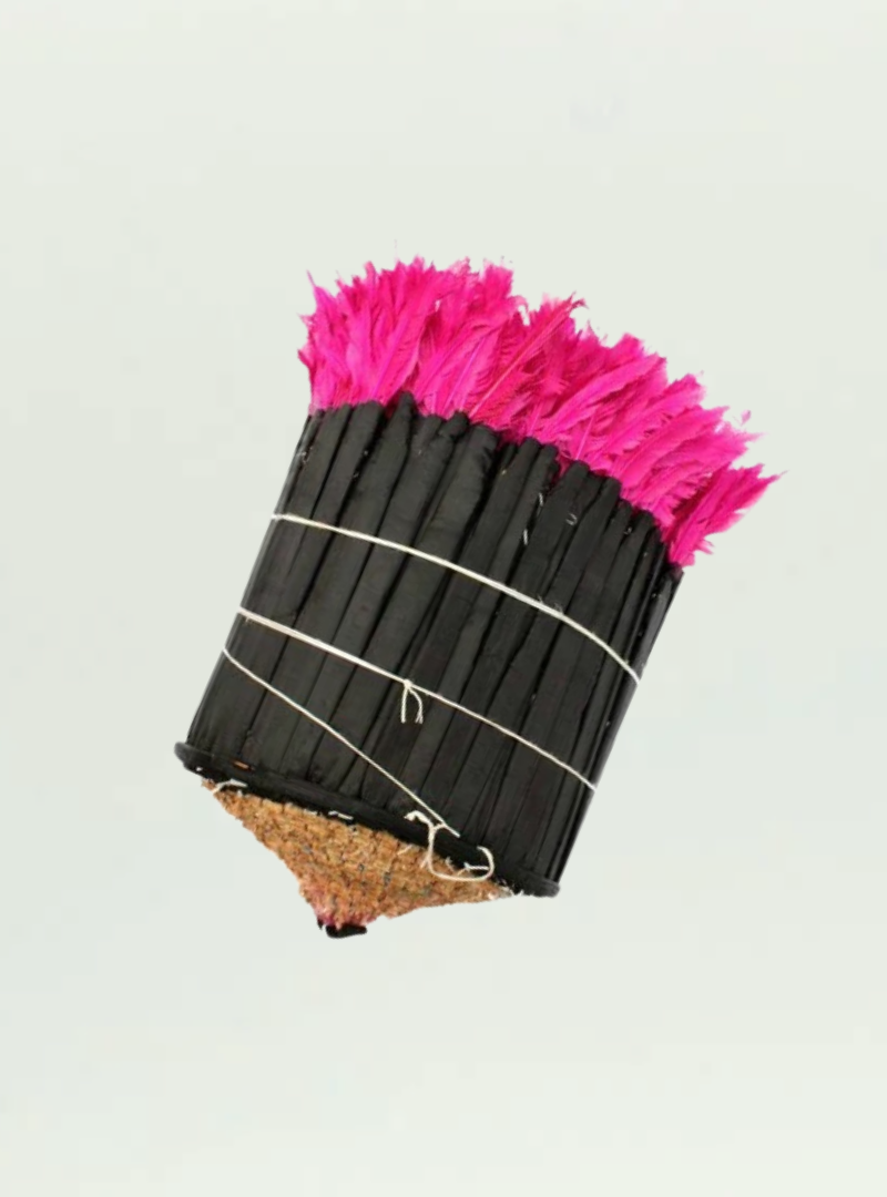 Pink Juju Feather Hat