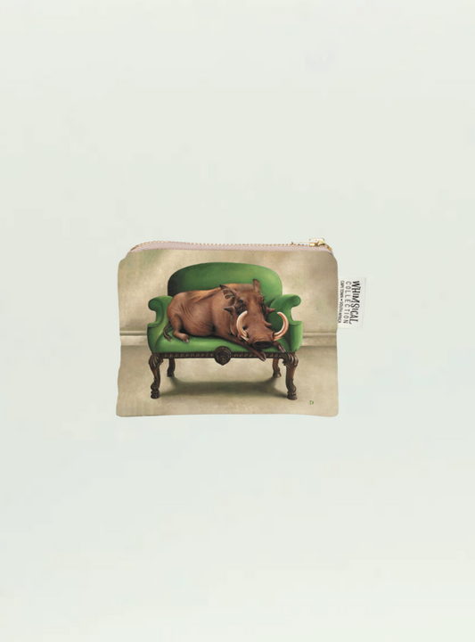 Warthog at Leisure Coin Purse