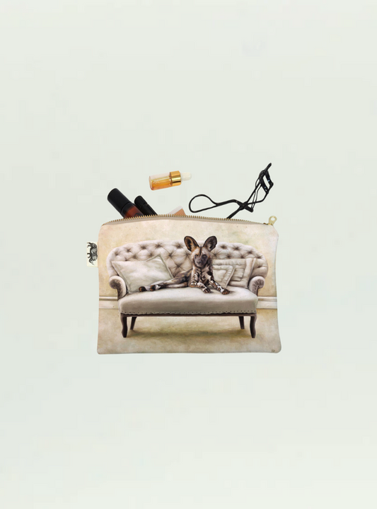 Wild Dog at Leisure Small Zip Bag