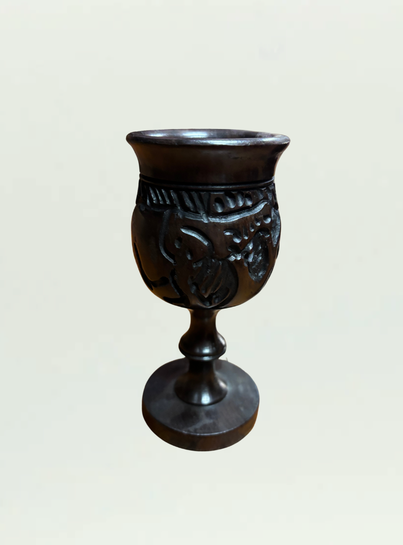 Dark Wood Goblet