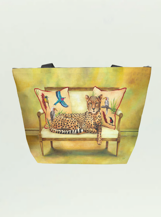 Cheetah at Leisure Maxi Bag
