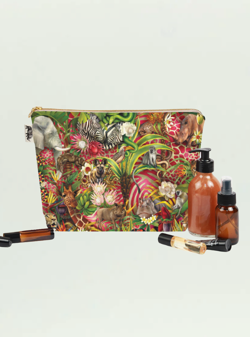 African Jungle Toiletry Bag