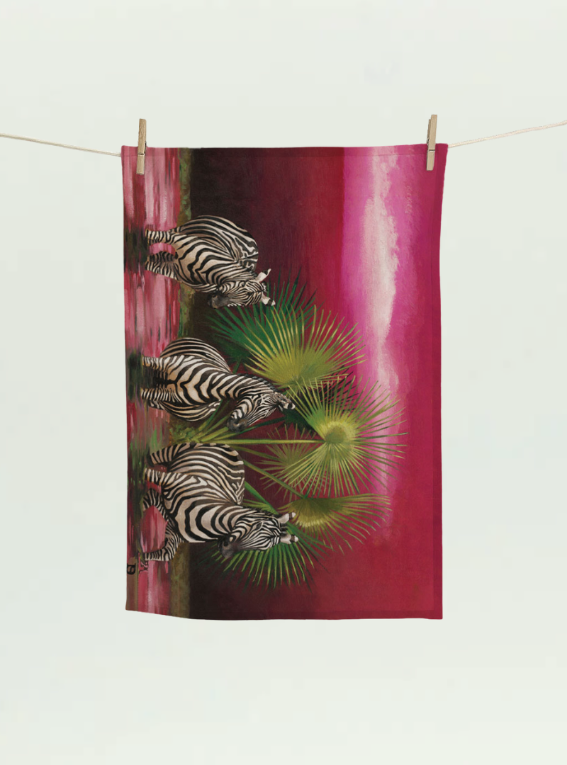 Spirit Zebra Tea Towel