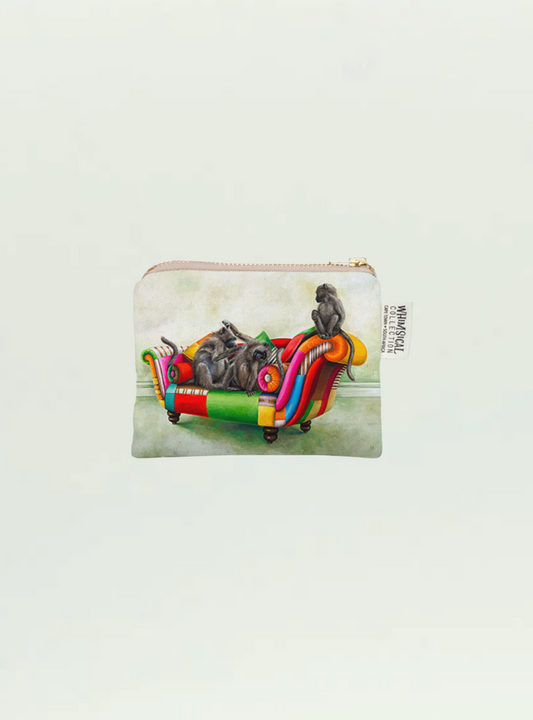Baboons at Leisure Coin Purse