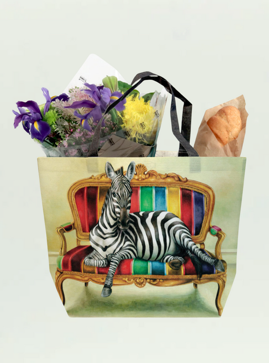 Zebra at Leisure Recycled Shopper