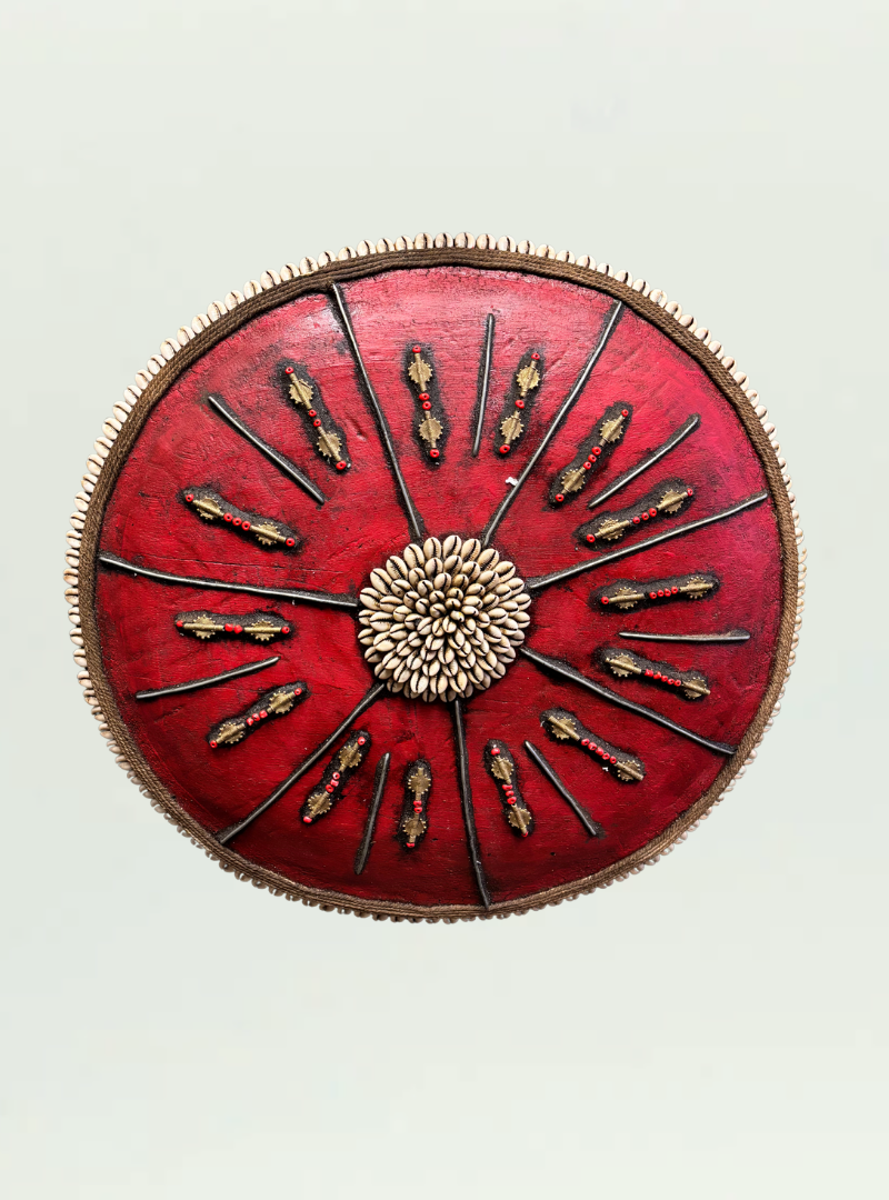 Red Detailed Shield