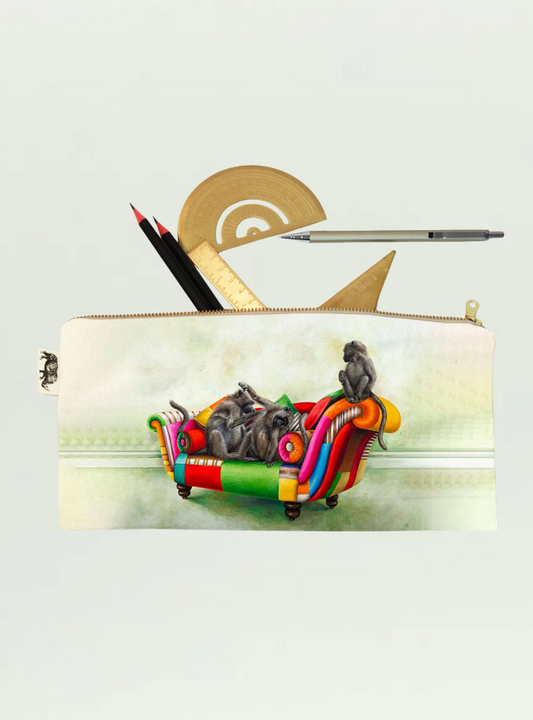 Baboons at Leisure Pencil Case