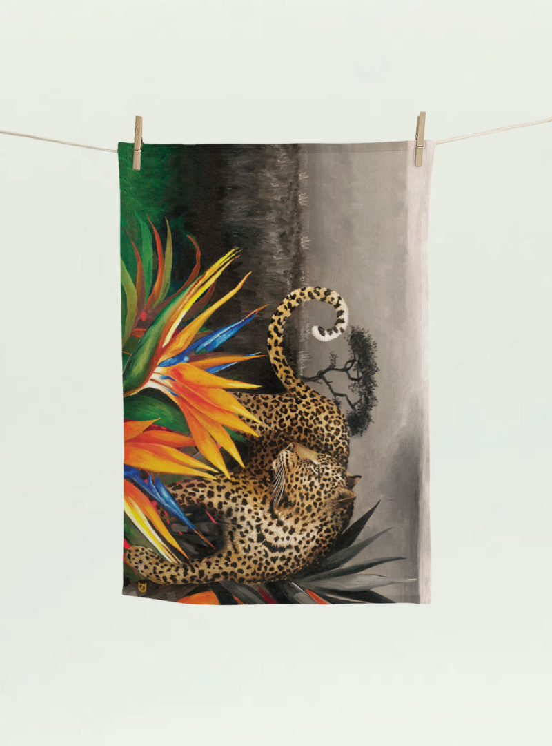 Spirit Leopard Tea Towel
