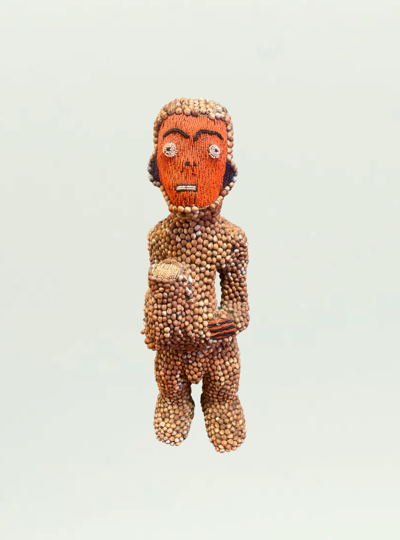 Beaded Figure Orange