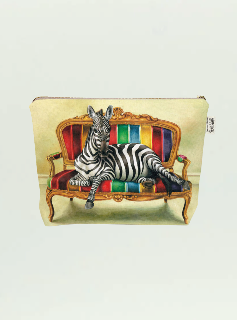 Zebra at Leisure Toiletry Bag