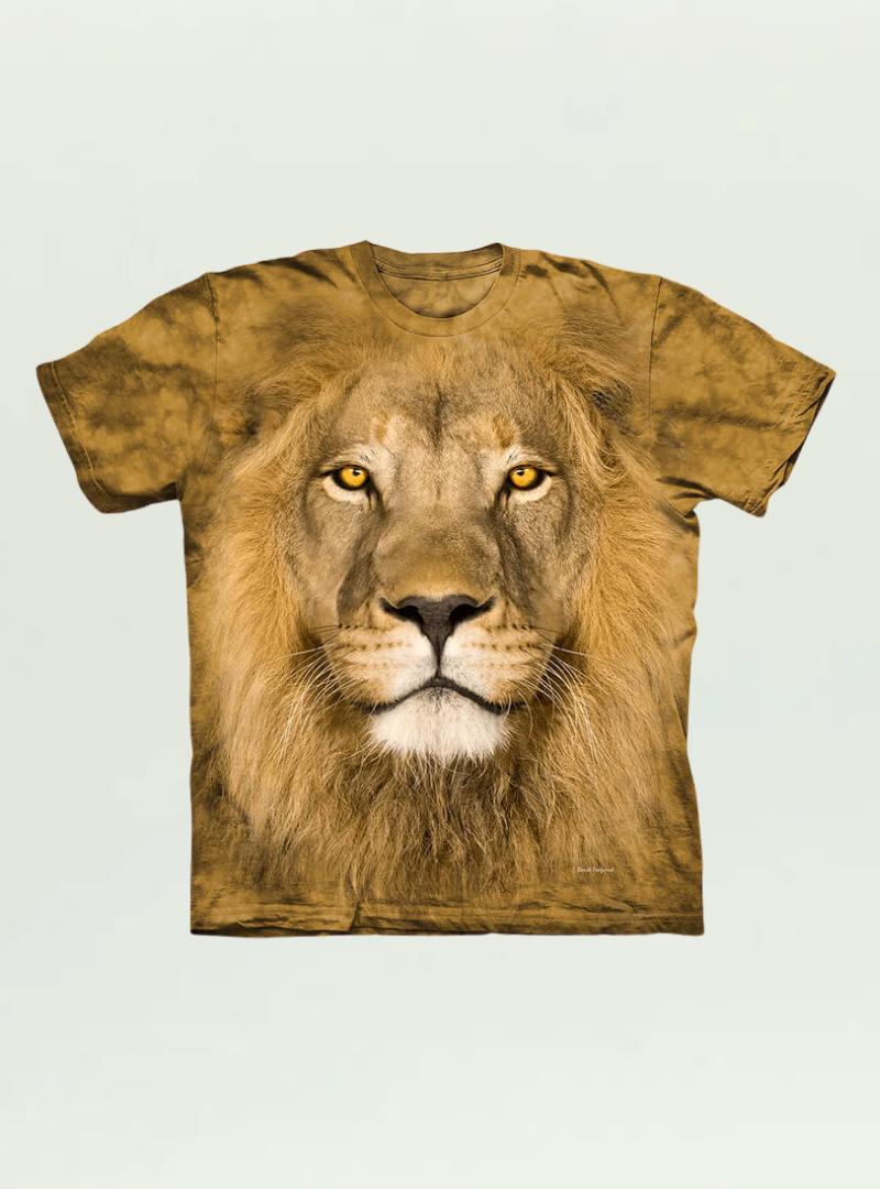 Unisex Lion Dyed T-shirt