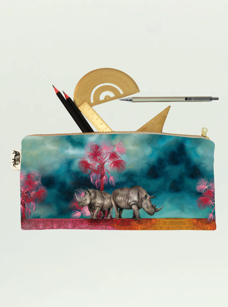 Spirit Rhino Pencil Case
