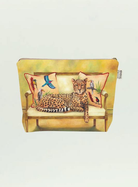 Cheetah at Leisure Toiletry Bag