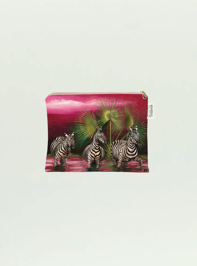 Spirit Zebra Small Zip Bag