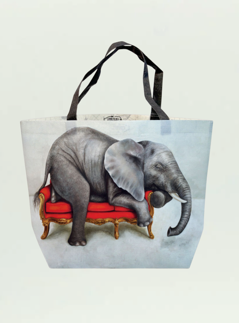 Elephant at Leisure Recycled Shopper