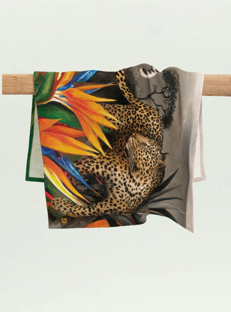 Spirit Leopard Tea Towel