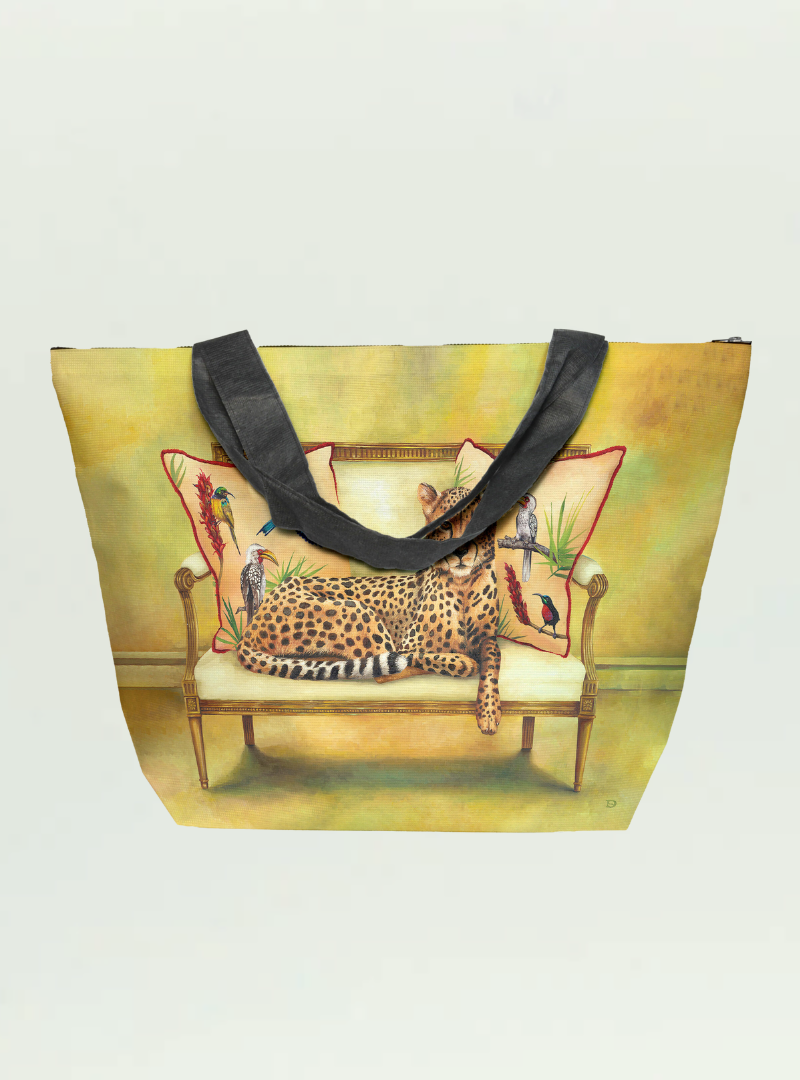 Cheetah at Leisure Maxi Bag