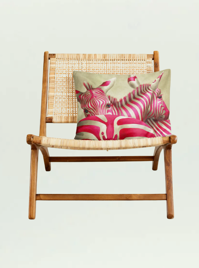 Pink Zebra Pillow Case