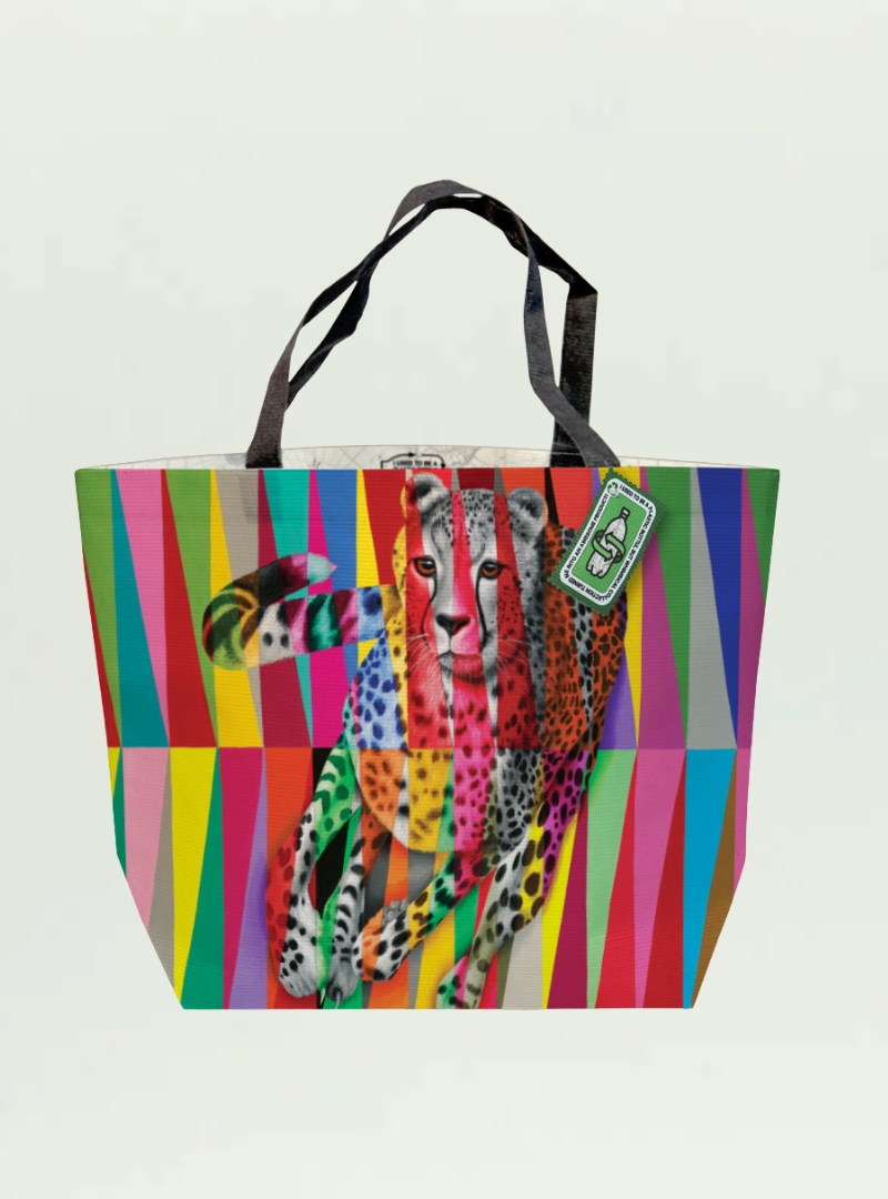Cheetah in Colour Maxi Bag