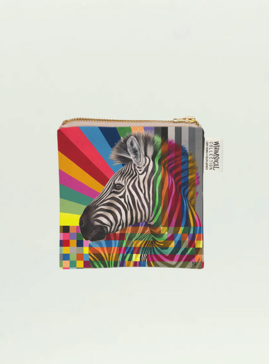 Zebra in Colour Coin Purse