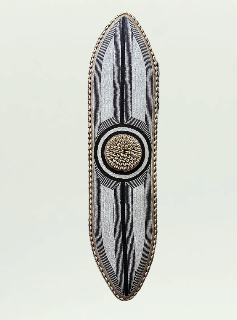 Tall Beaded Shield
