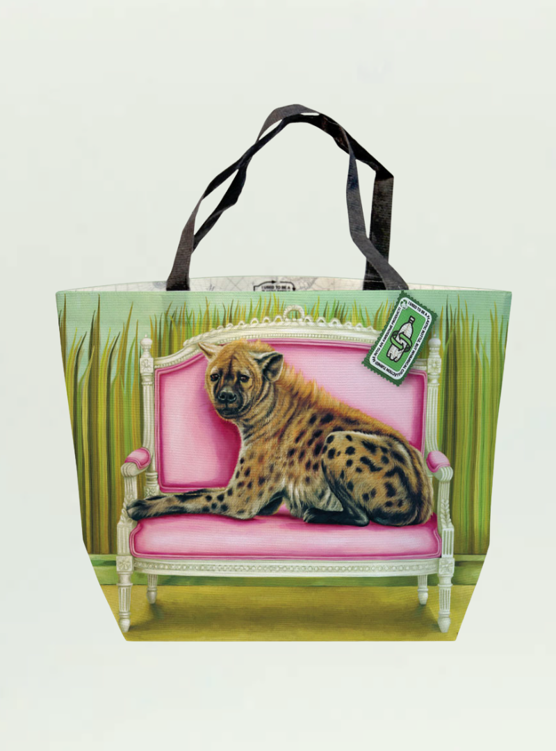 Spotted Hyena at Leisure Recycled Shopper