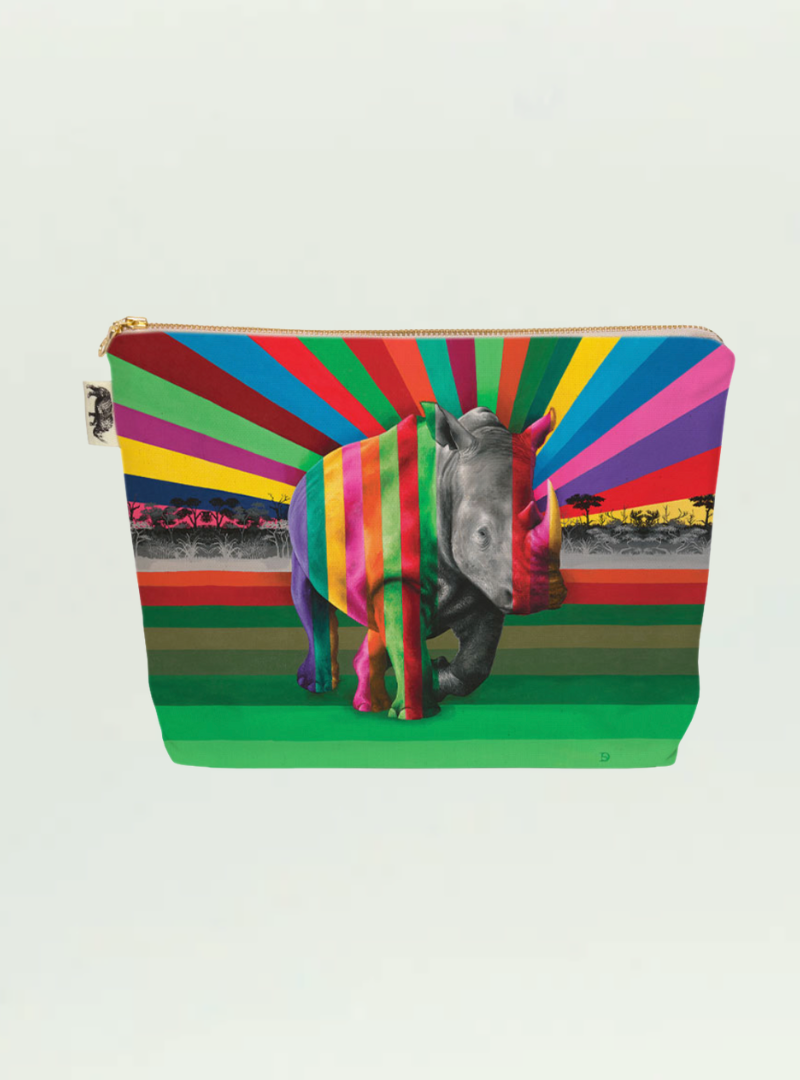 Rhino in Colour Toiletry Bag