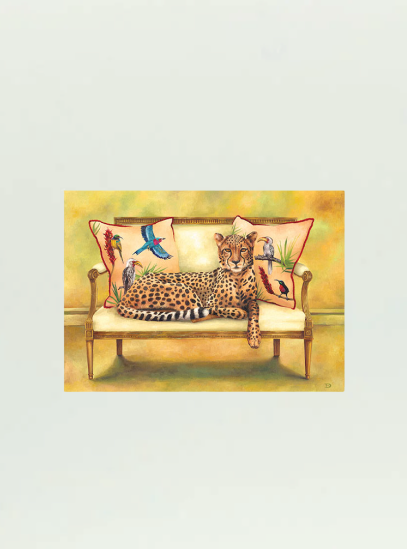 Leopard at Leisure Stretch Canvas