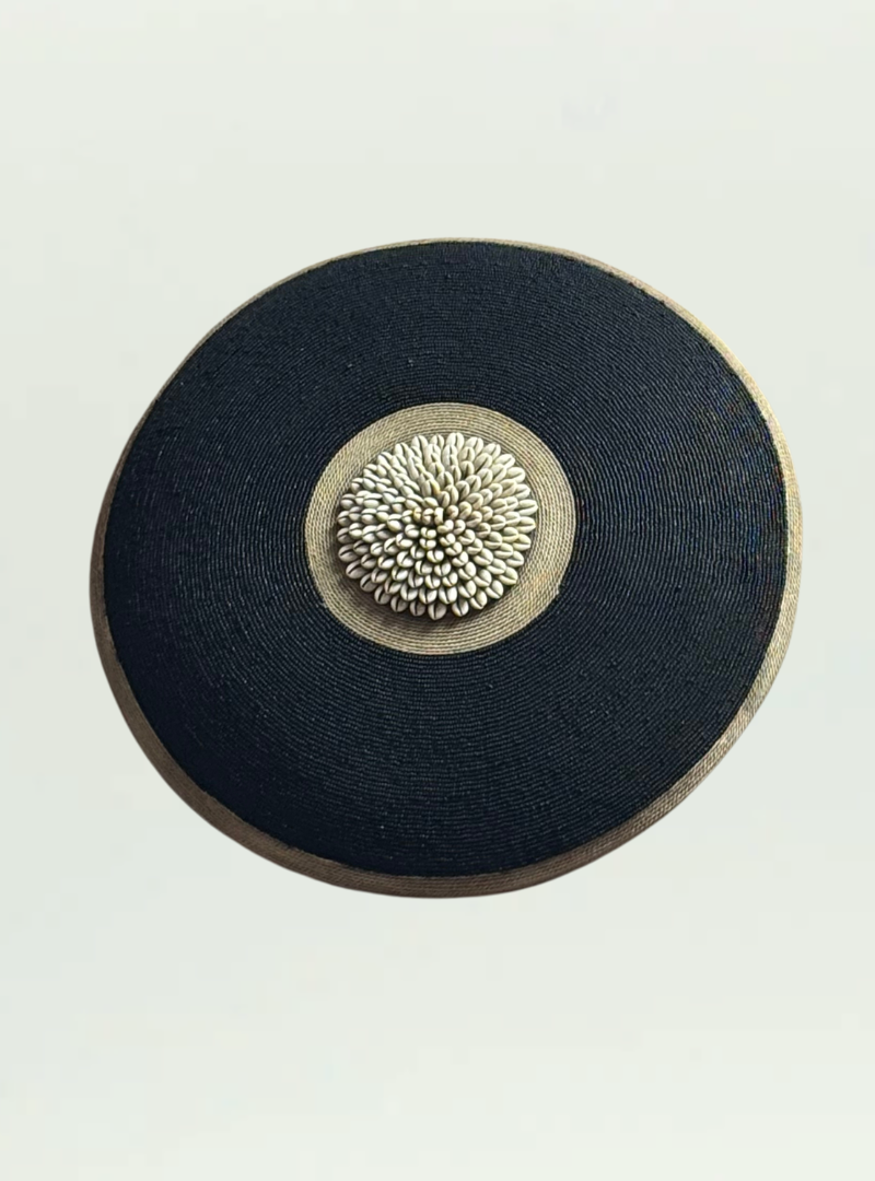 Black Beaded Shield