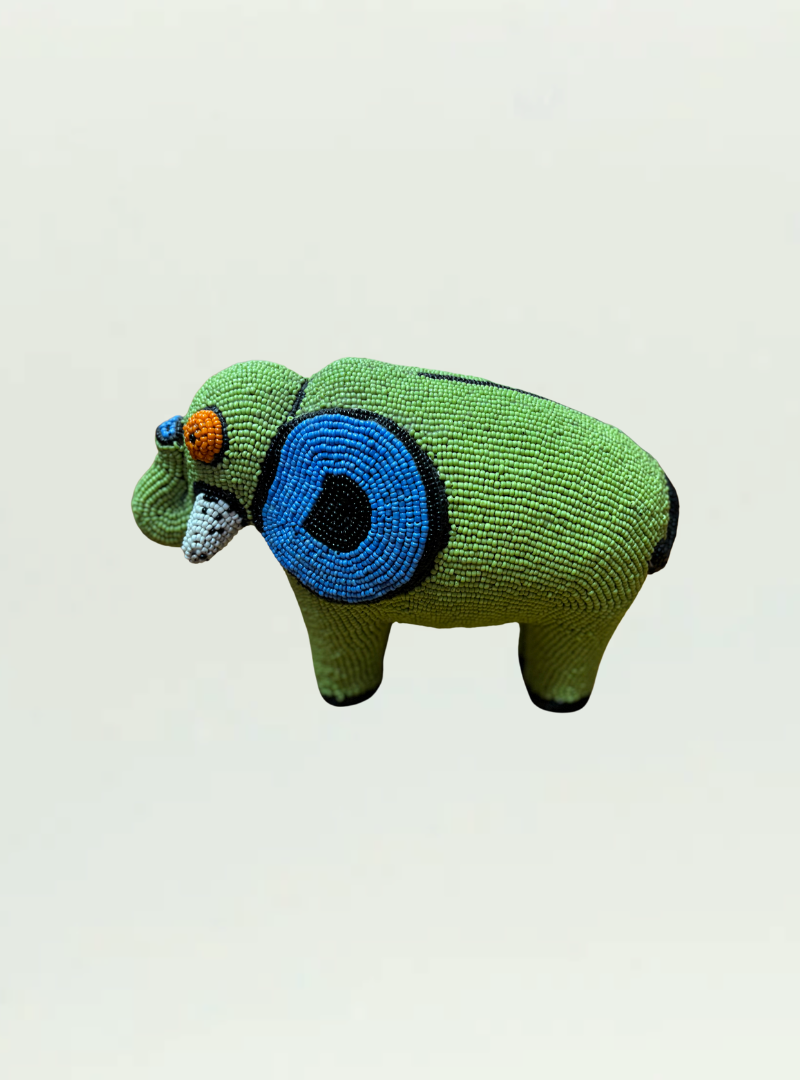 Terracotta Beaded Elephant