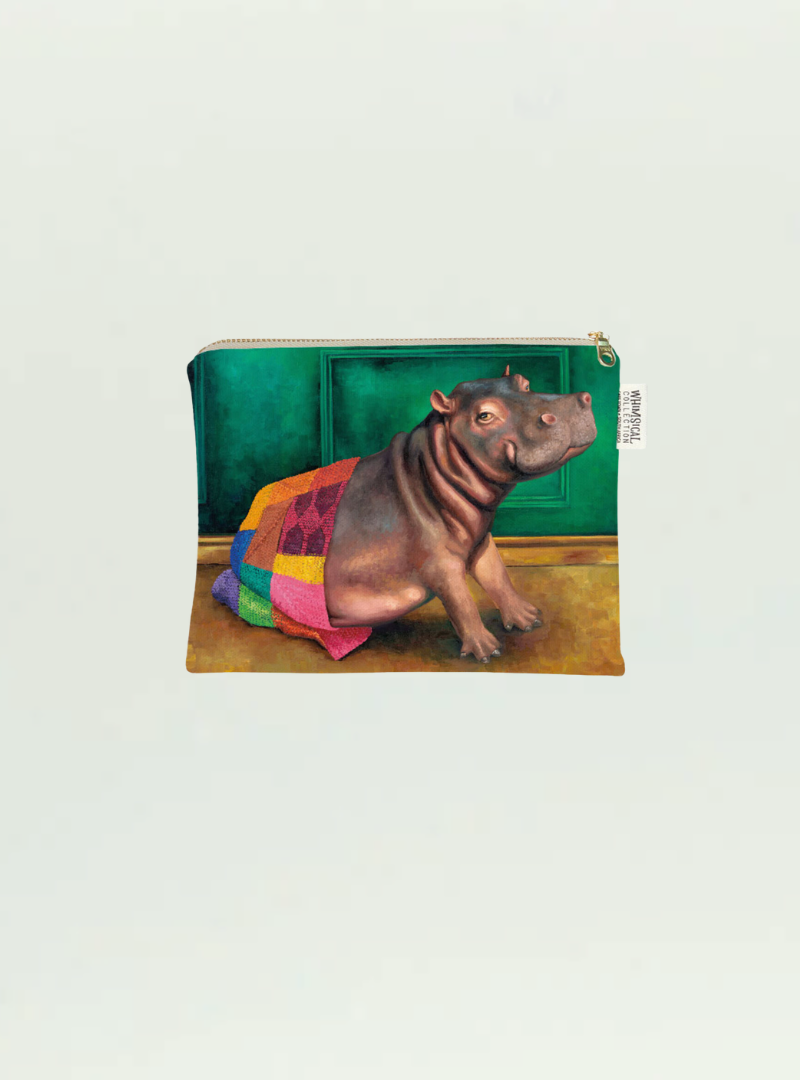 Hippo Warrior Small Zip Bag