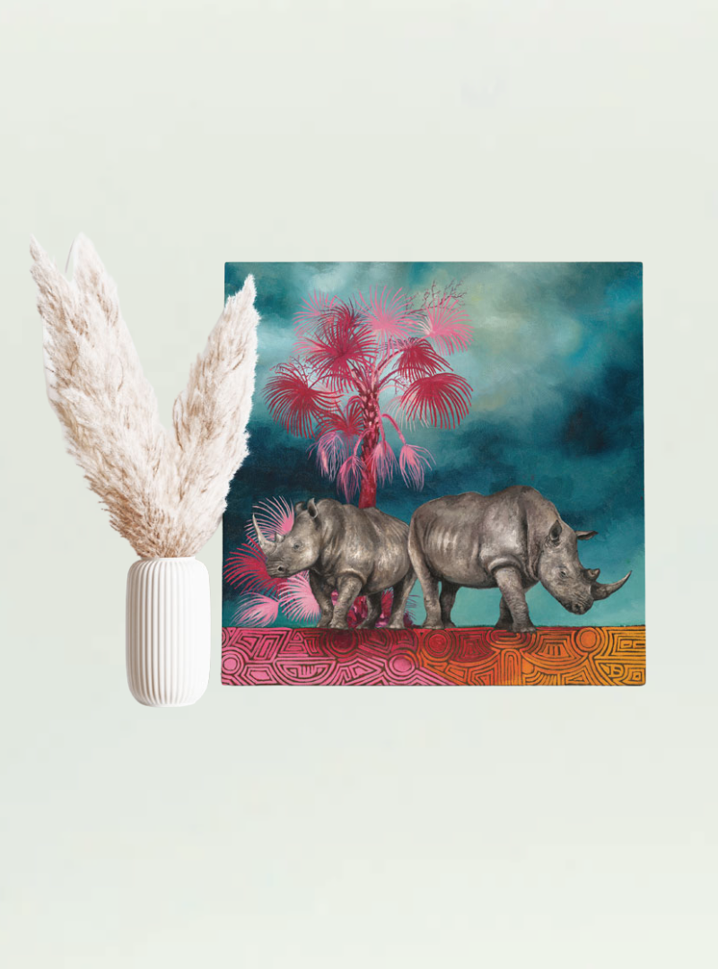 Spirit Rhino Canvas Print