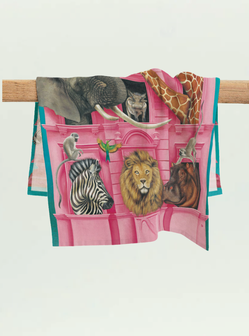 Wildlife Hotel Tea Towel