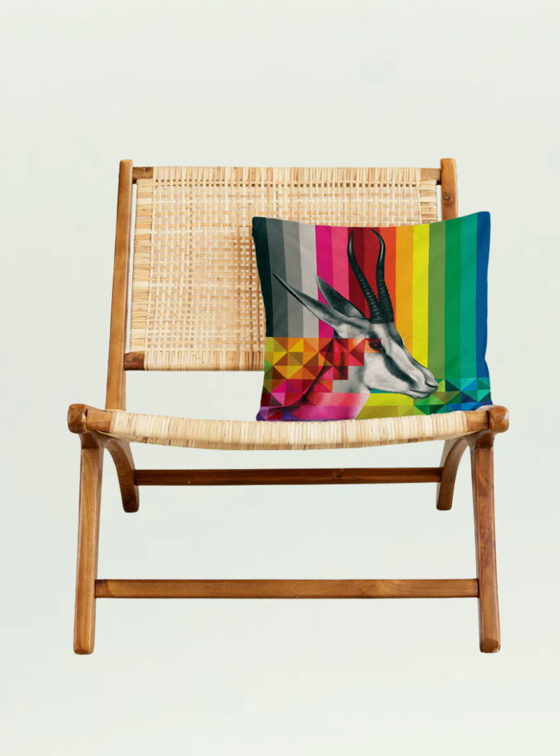 Springbok in Colour Pillow Cover