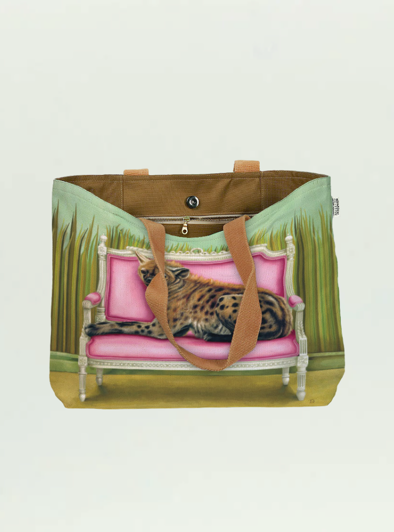 Spotted Hyena at Leisure Canvas Bag