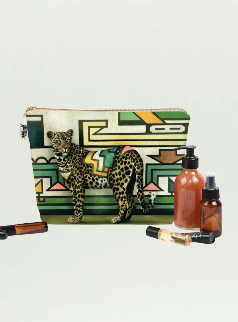 Ndebele Leopard Toiletry Bag