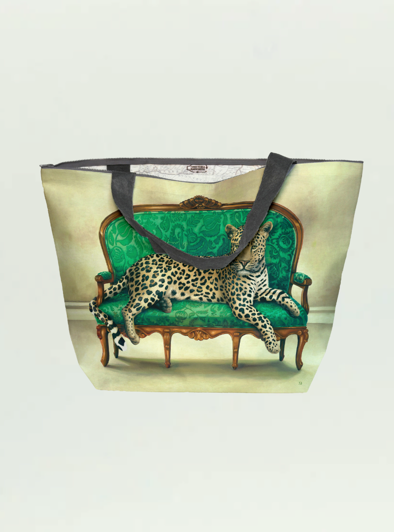 Leopard at Leisure Maxi Bag